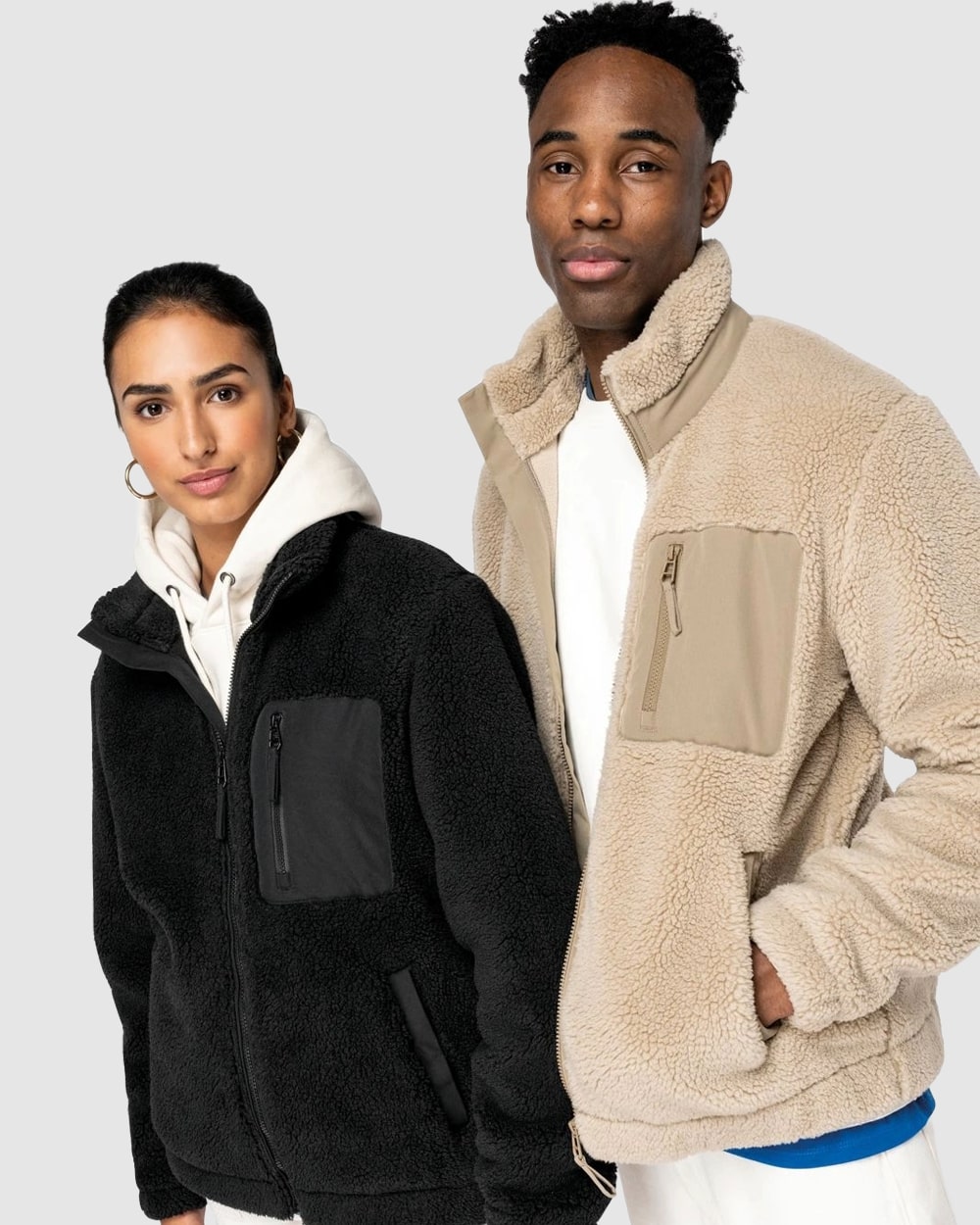 Unisex Eco-Responsible Sherpa Jacket | 480gms