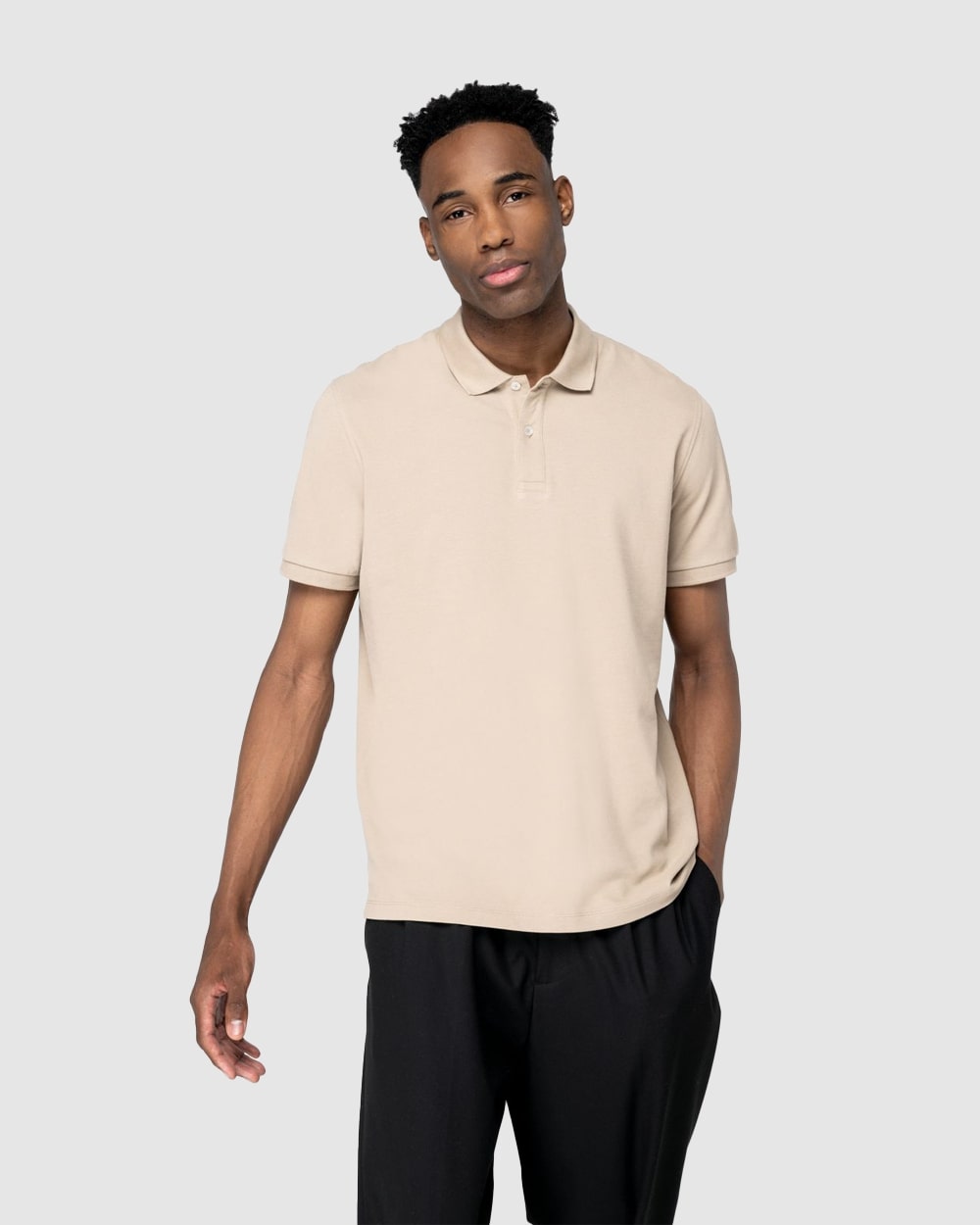 Eco-Responsible Piqué Knit Polo Shirt - 220 GSM, 100% Cotton